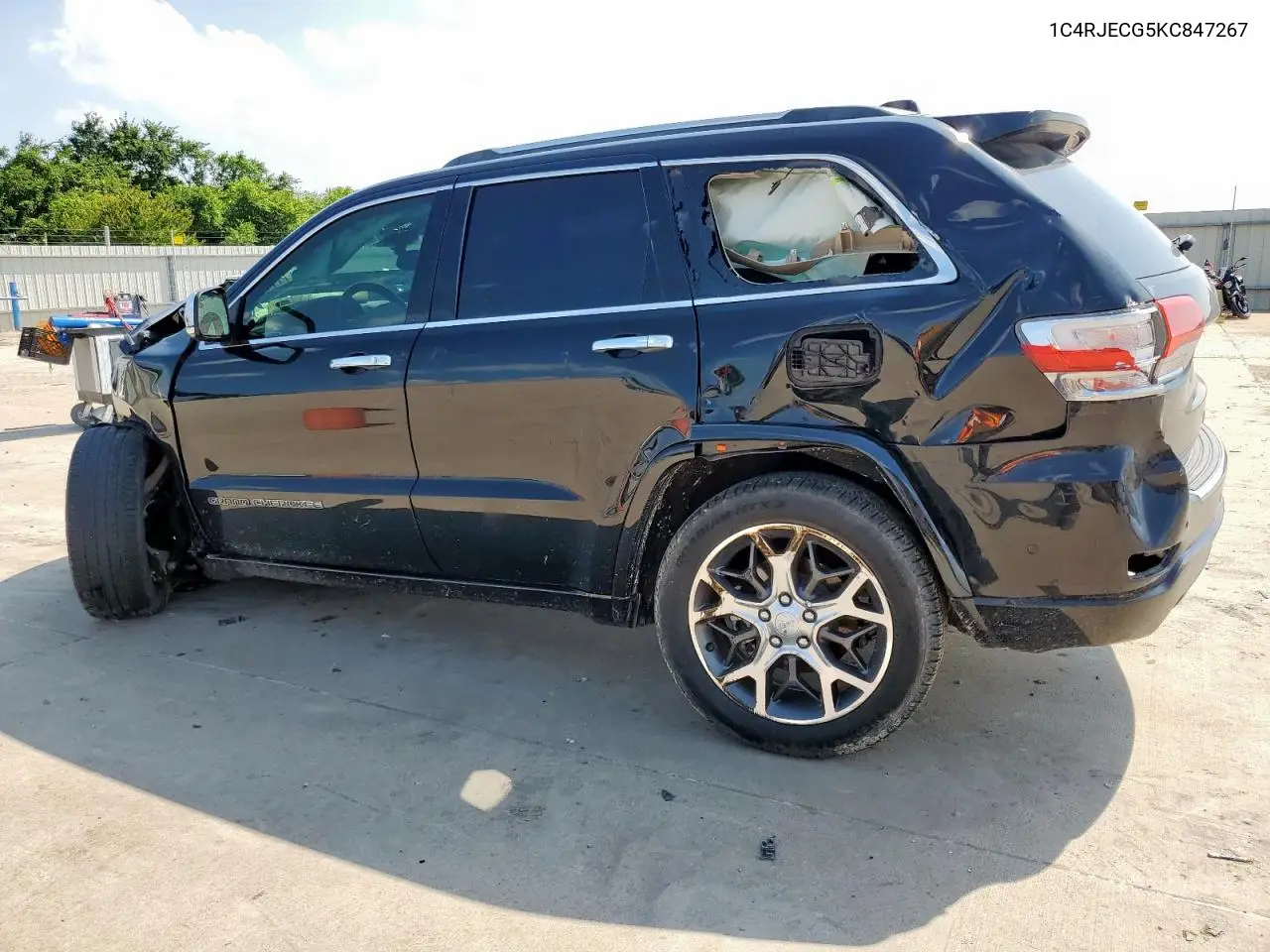 2019 Jeep Grand Cherokee Overland VIN: 1C4RJECG5KC847267 Lot: 59338605