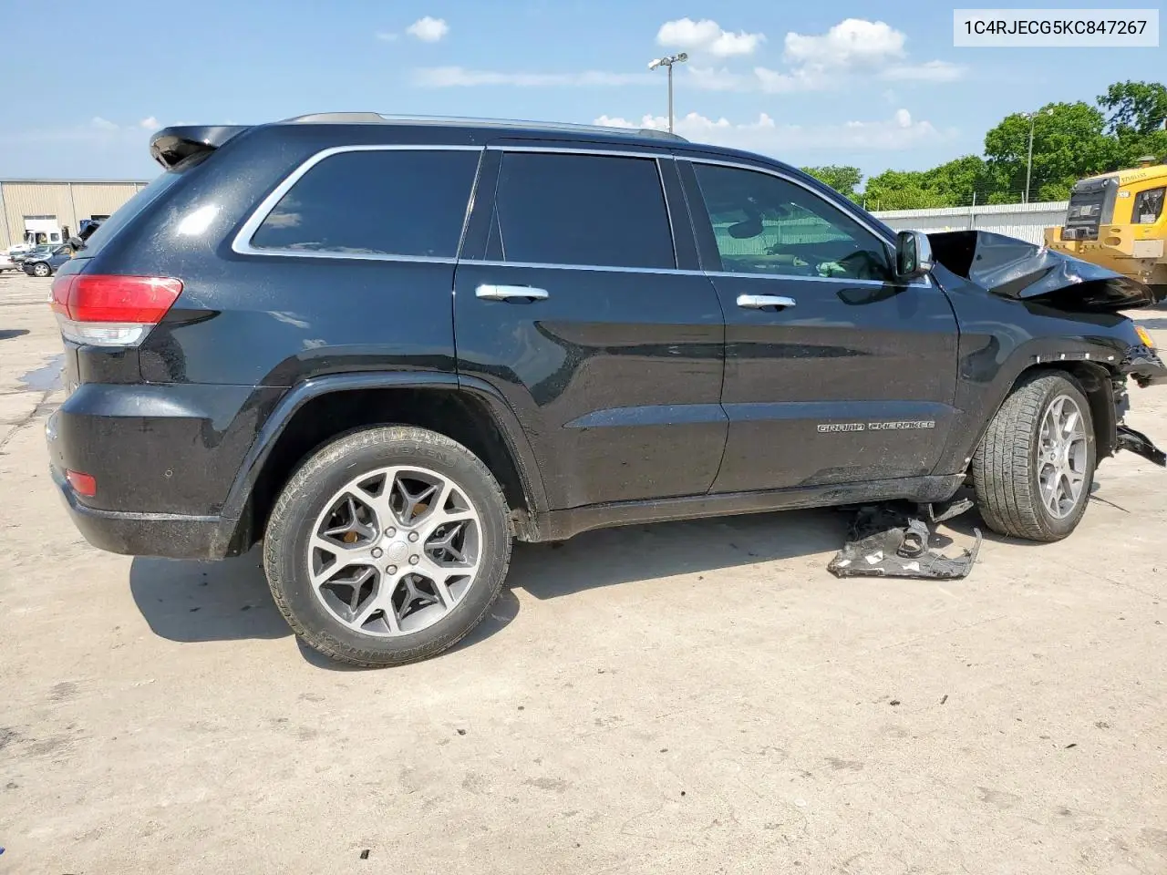 2019 Jeep Grand Cherokee Overland VIN: 1C4RJECG5KC847267 Lot: 59338605