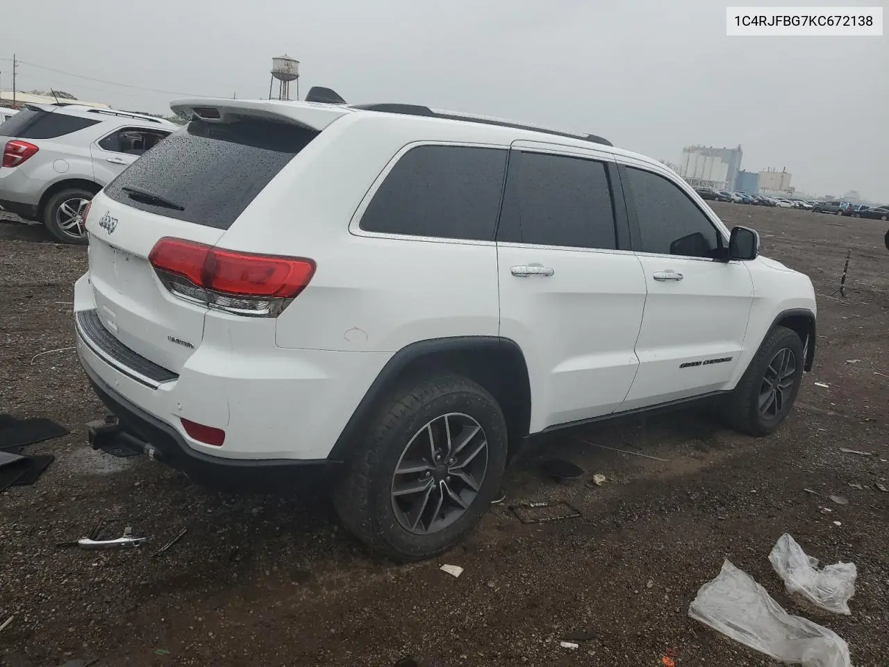 2019 Jeep Grand Cherokee Limited VIN: 1C4RJFBG7KC672138 Lot: 60778485