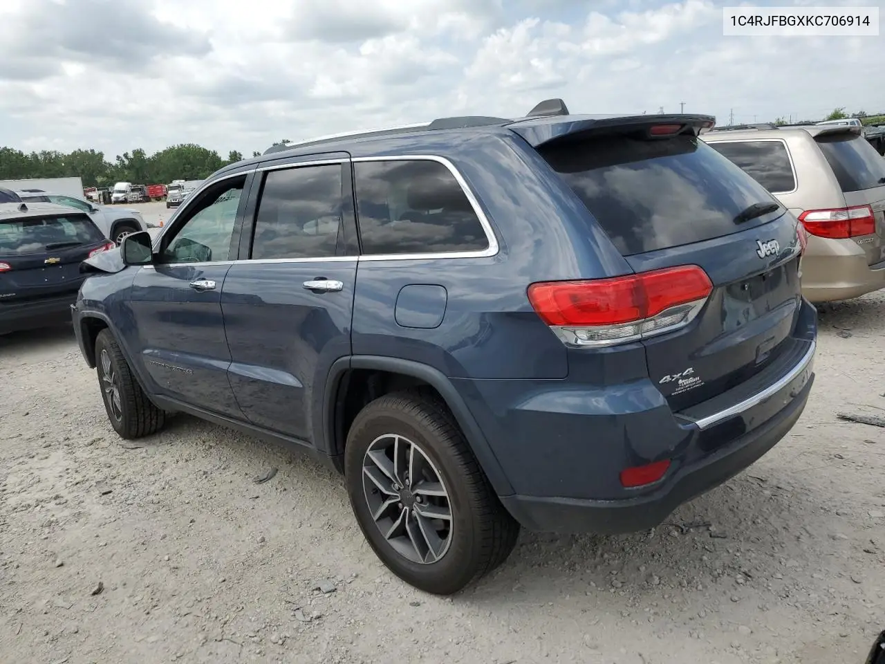 2019 Jeep Grand Cherokee Limited VIN: 1C4RJFBGXKC706914 Lot: 61951475