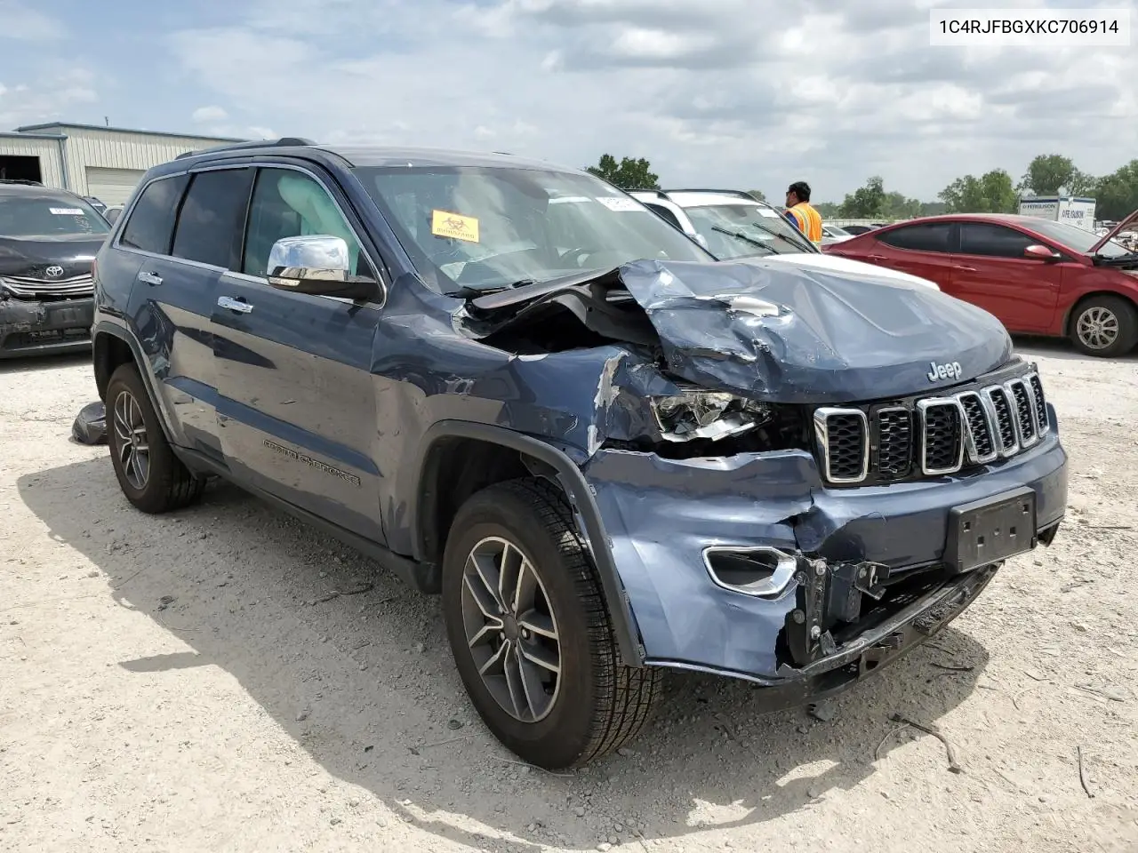 2019 Jeep Grand Cherokee Limited VIN: 1C4RJFBGXKC706914 Lot: 61951475
