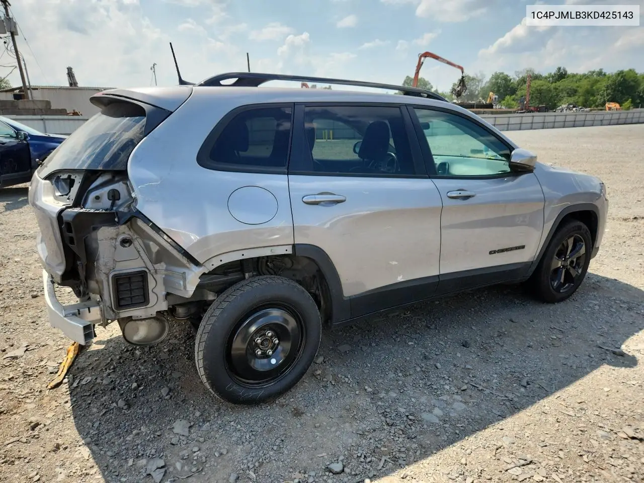 2019 Jeep Cherokee Latitude Plus VIN: 1C4PJMLB3KD425143 Lot: 62113345