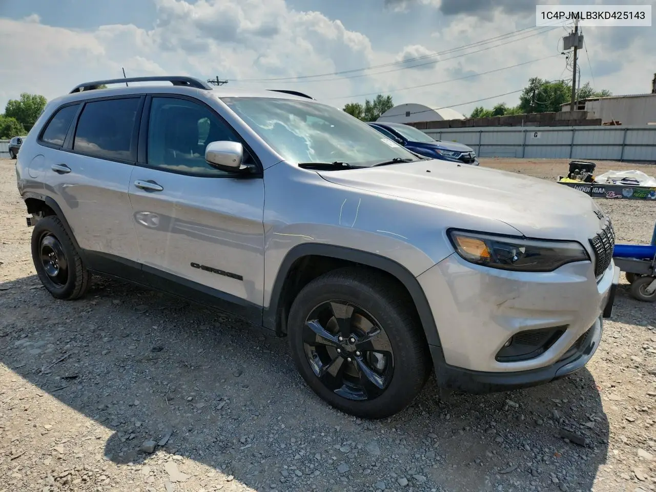 2019 Jeep Cherokee Latitude Plus VIN: 1C4PJMLB3KD425143 Lot: 62113345