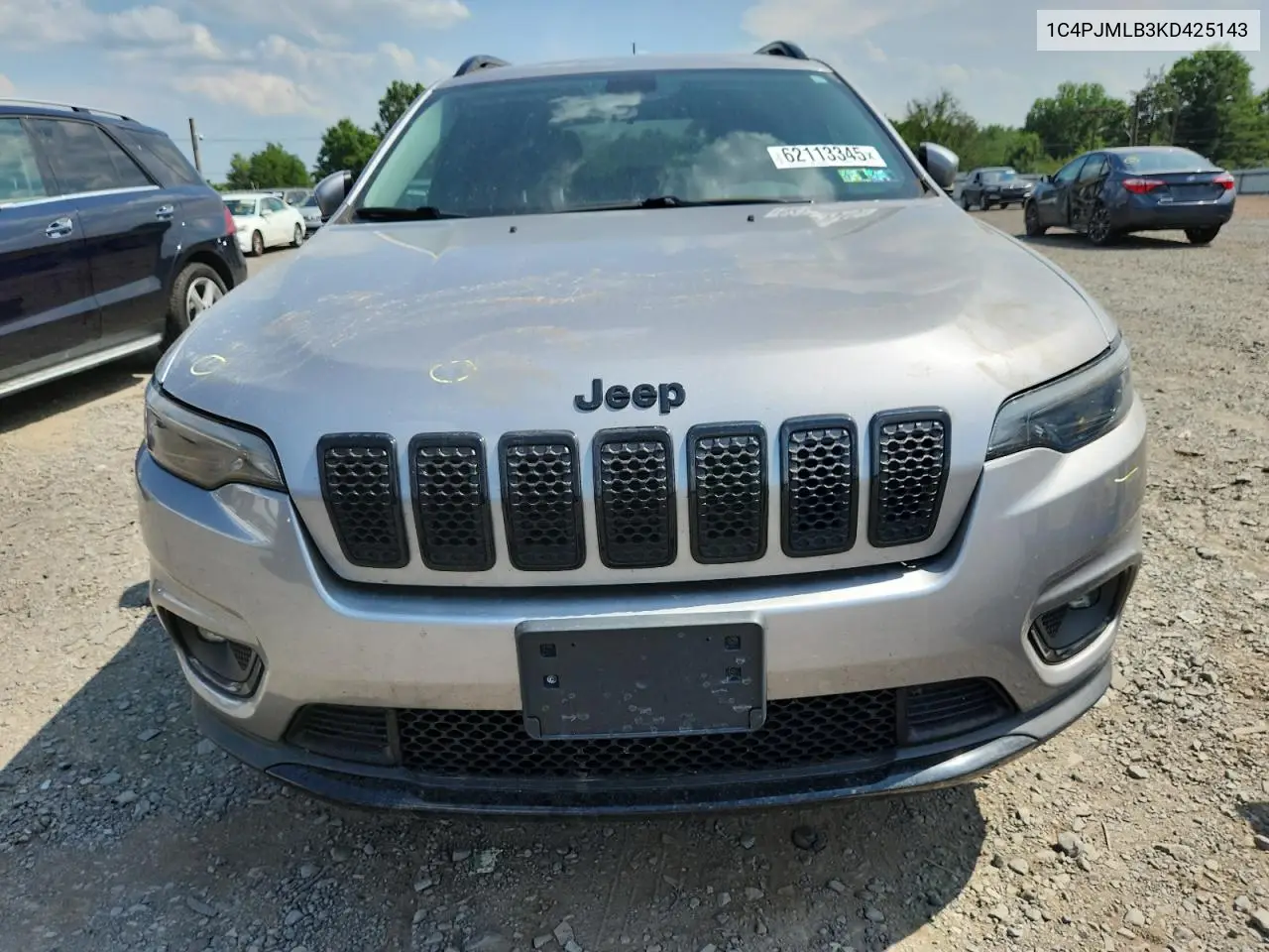 2019 Jeep Cherokee Latitude Plus VIN: 1C4PJMLB3KD425143 Lot: 62113345