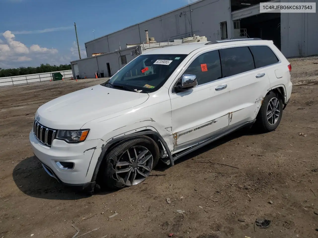 1c4rjfbg6kc637543 1C4RJFBG6KC637543 2019 Jeep Grand Cherokee Limited