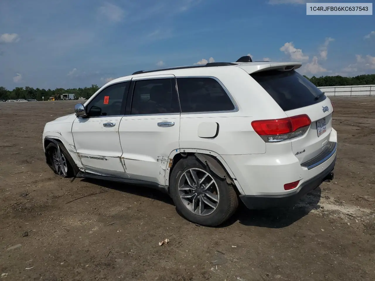 1c4rjfbg6kc637543 1C4RJFBG6KC637543 2019 Jeep Grand Cherokee Limited