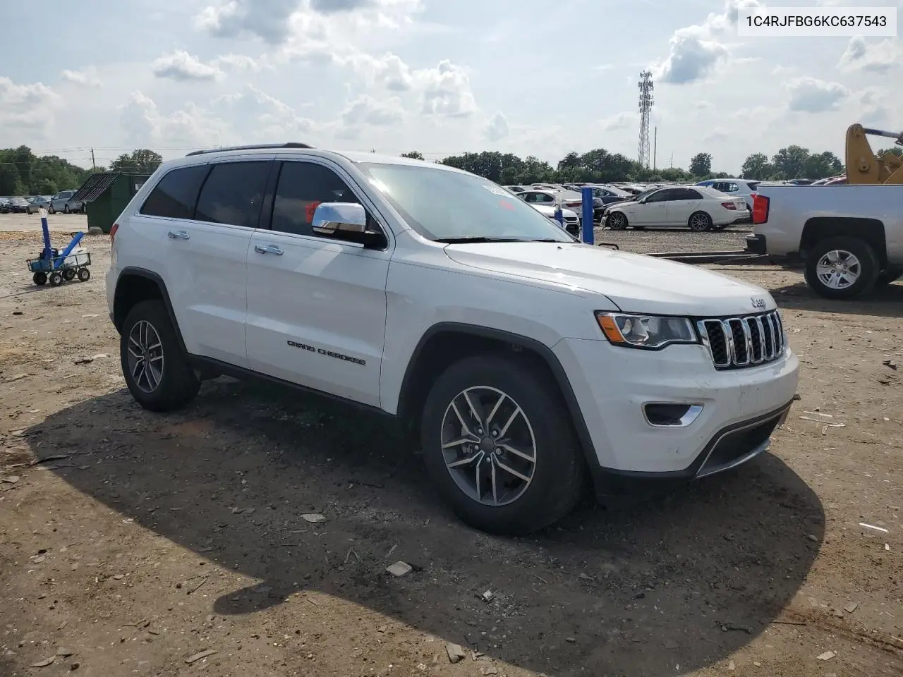 1c4rjfbg6kc637543 1C4RJFBG6KC637543 2019 Jeep Grand Cherokee Limited