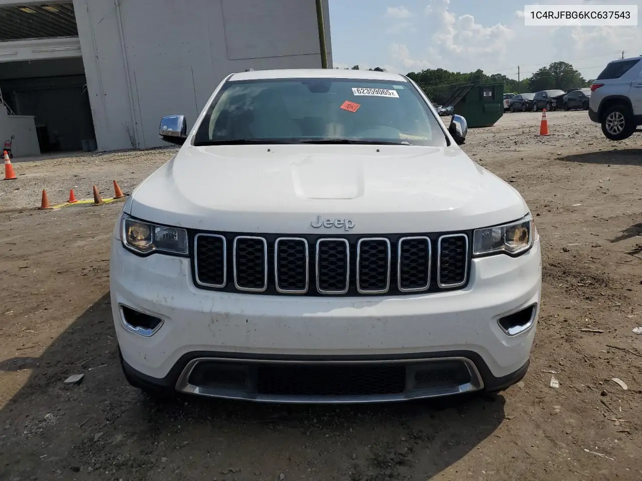 1c4rjfbg6kc637543 1C4RJFBG6KC637543 2019 Jeep Grand Cherokee Limited