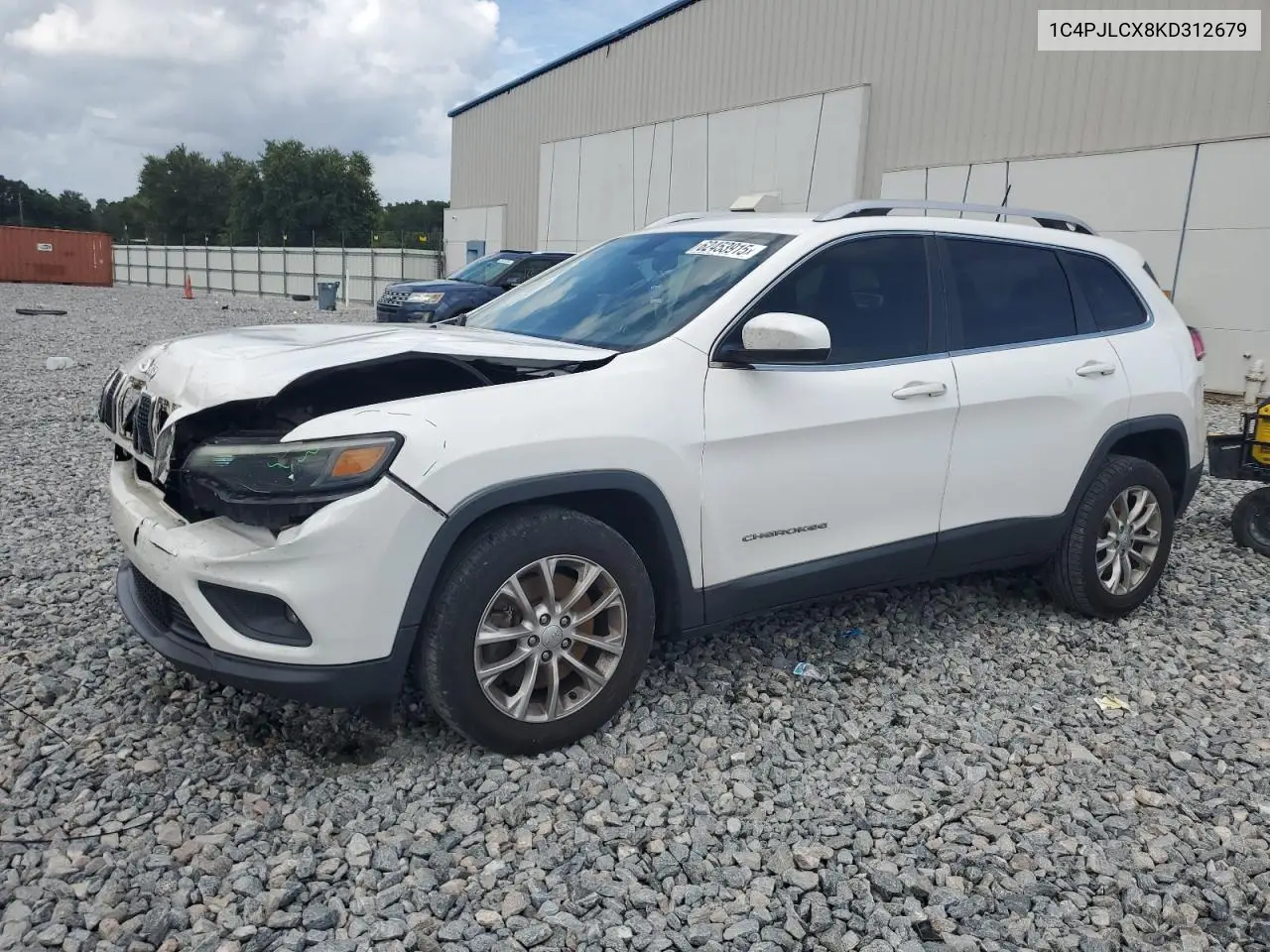2019 Jeep Cherokee Latitude VIN: 1C4PJLCX8KD312679 Lot: 62453915