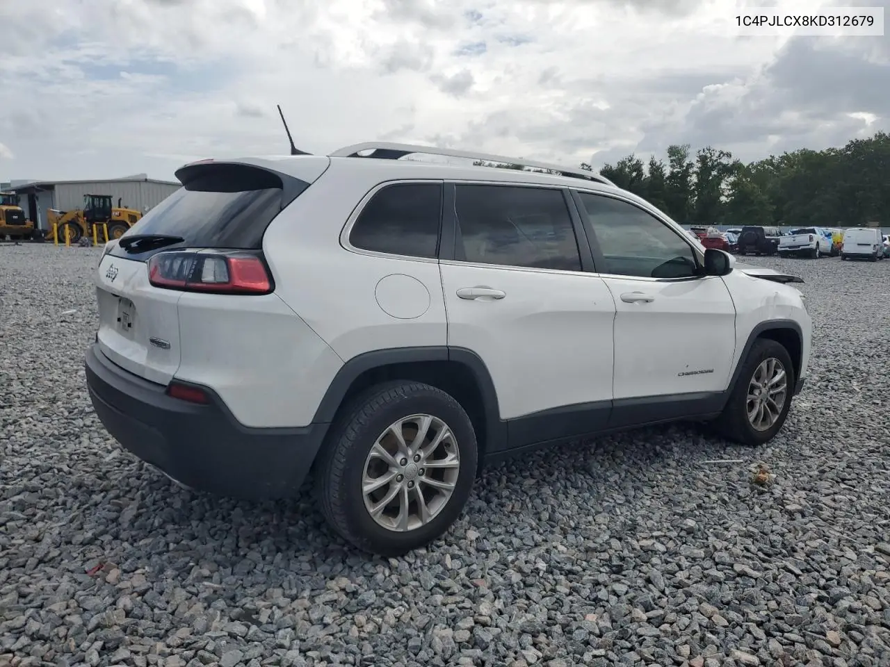 2019 Jeep Cherokee Latitude VIN: 1C4PJLCX8KD312679 Lot: 62453915