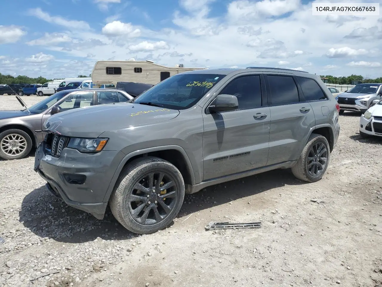 1c4rjfag7kc667653 1C4RJFAG7KC667653 2019 Jeep Grand Cherokee Laredo