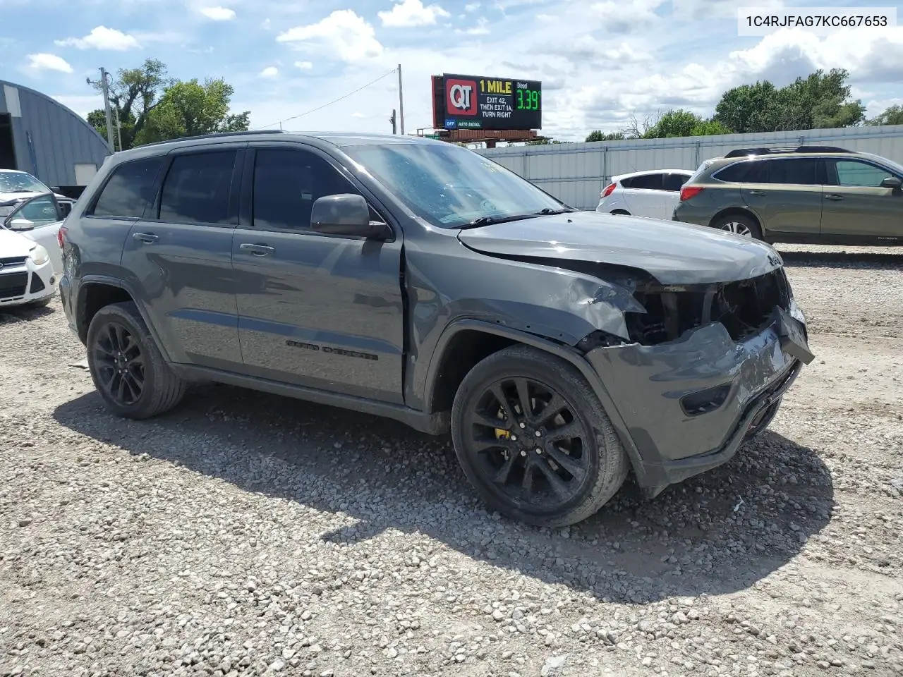 1c4rjfag7kc667653 1C4RJFAG7KC667653 2019 Jeep Grand Cherokee Laredo