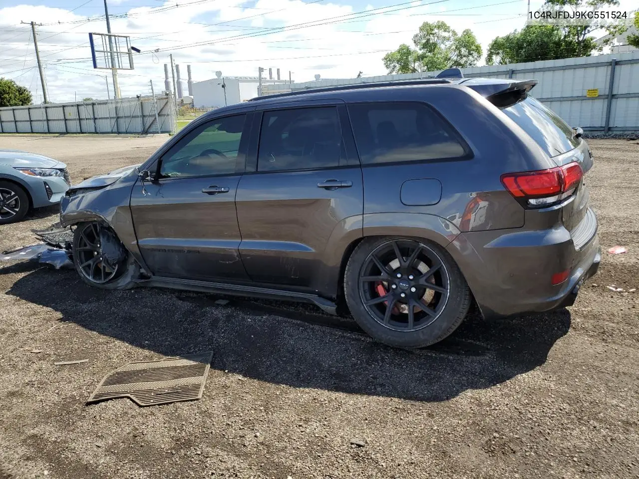 2019 Jeep Grand Cherokee Srt-8 VIN: 1C4RJFDJ9KC551524 Lot: 62726185