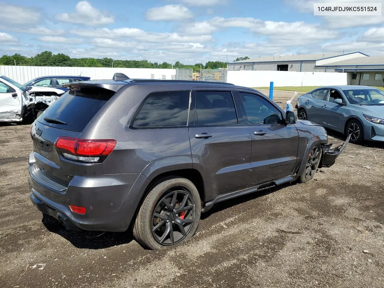 2019 Jeep Grand Cherokee Srt-8 VIN: 1C4RJFDJ9KC551524 Lot: 62726185