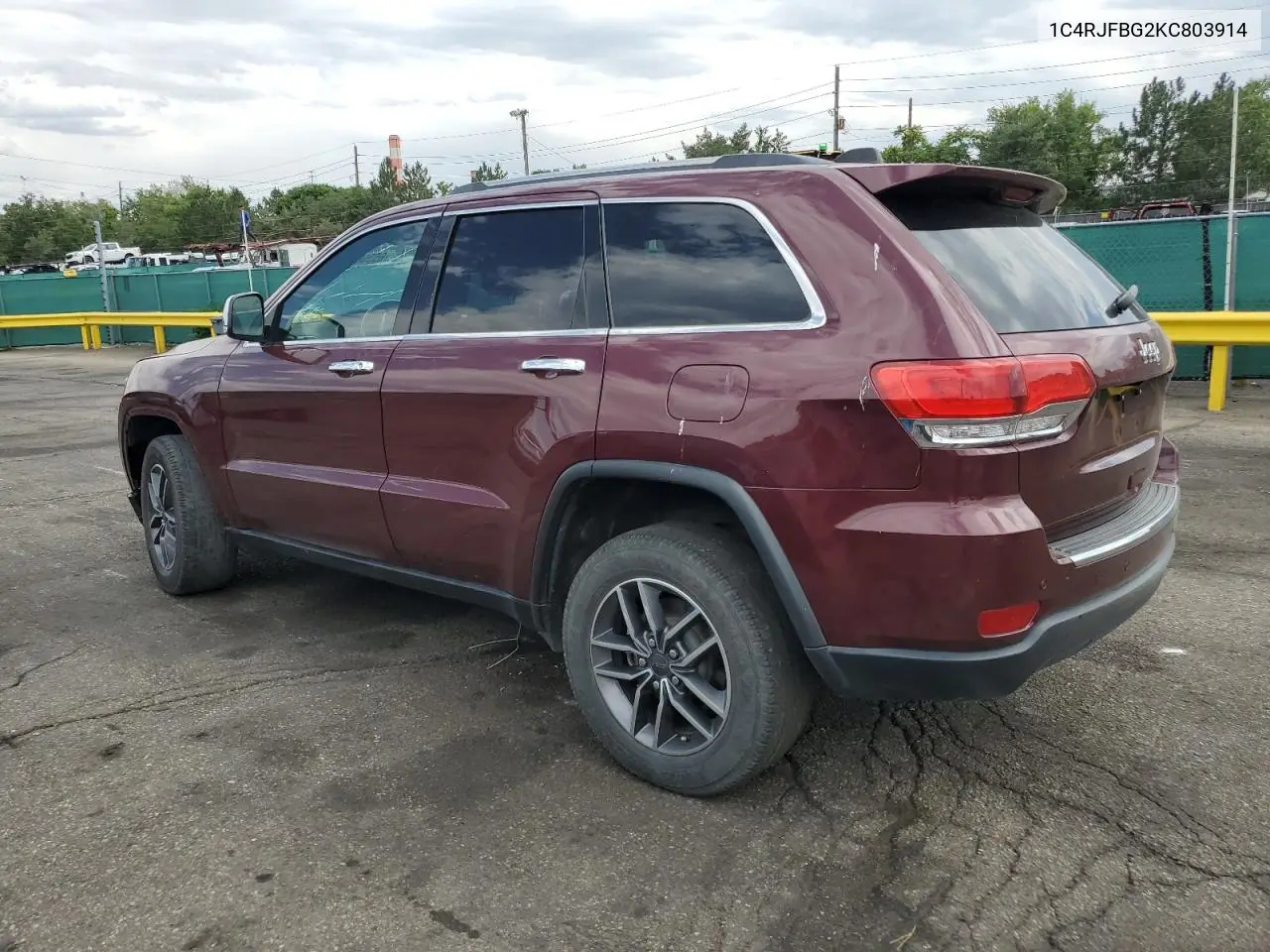 2019 Jeep Grand Cherokee Limited VIN: 1C4RJFBG2KC803914 Lot: 65356225