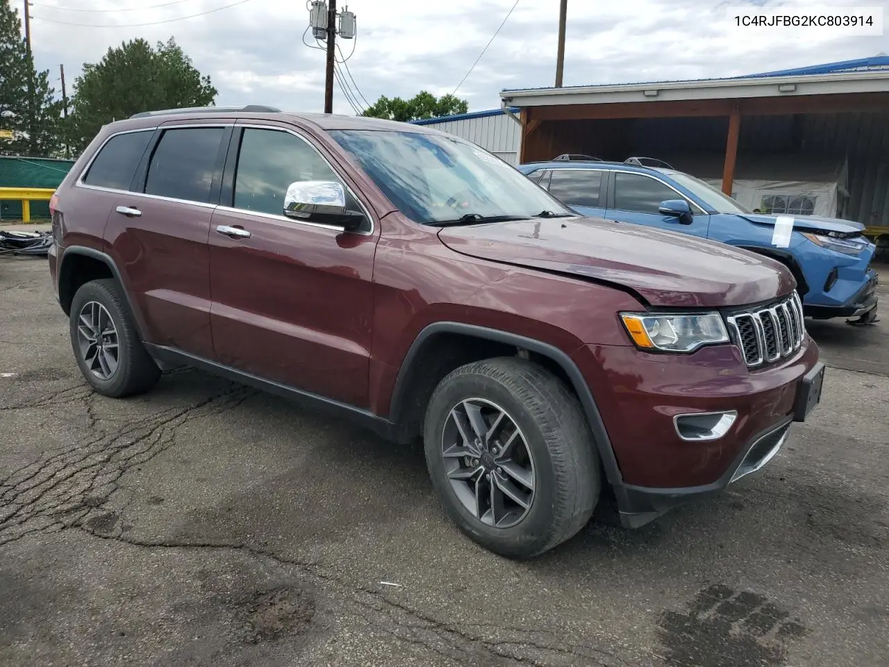 2019 Jeep Grand Cherokee Limited VIN: 1C4RJFBG2KC803914 Lot: 65356225