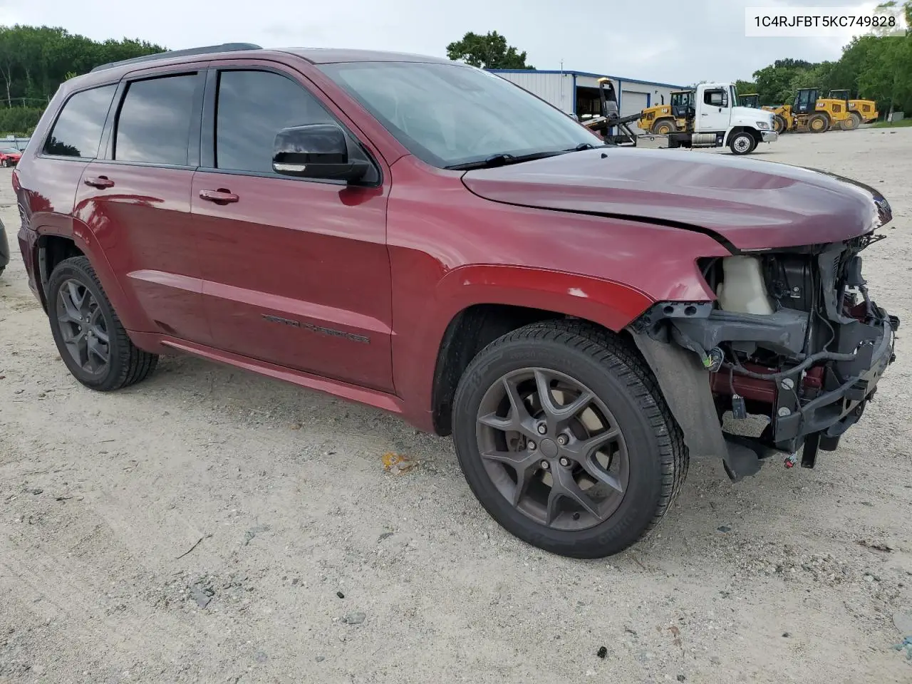 2019 Jeep Grand Cherokee Limited VIN: 1C4RJFBT5KC749828 Lot: 65424135
