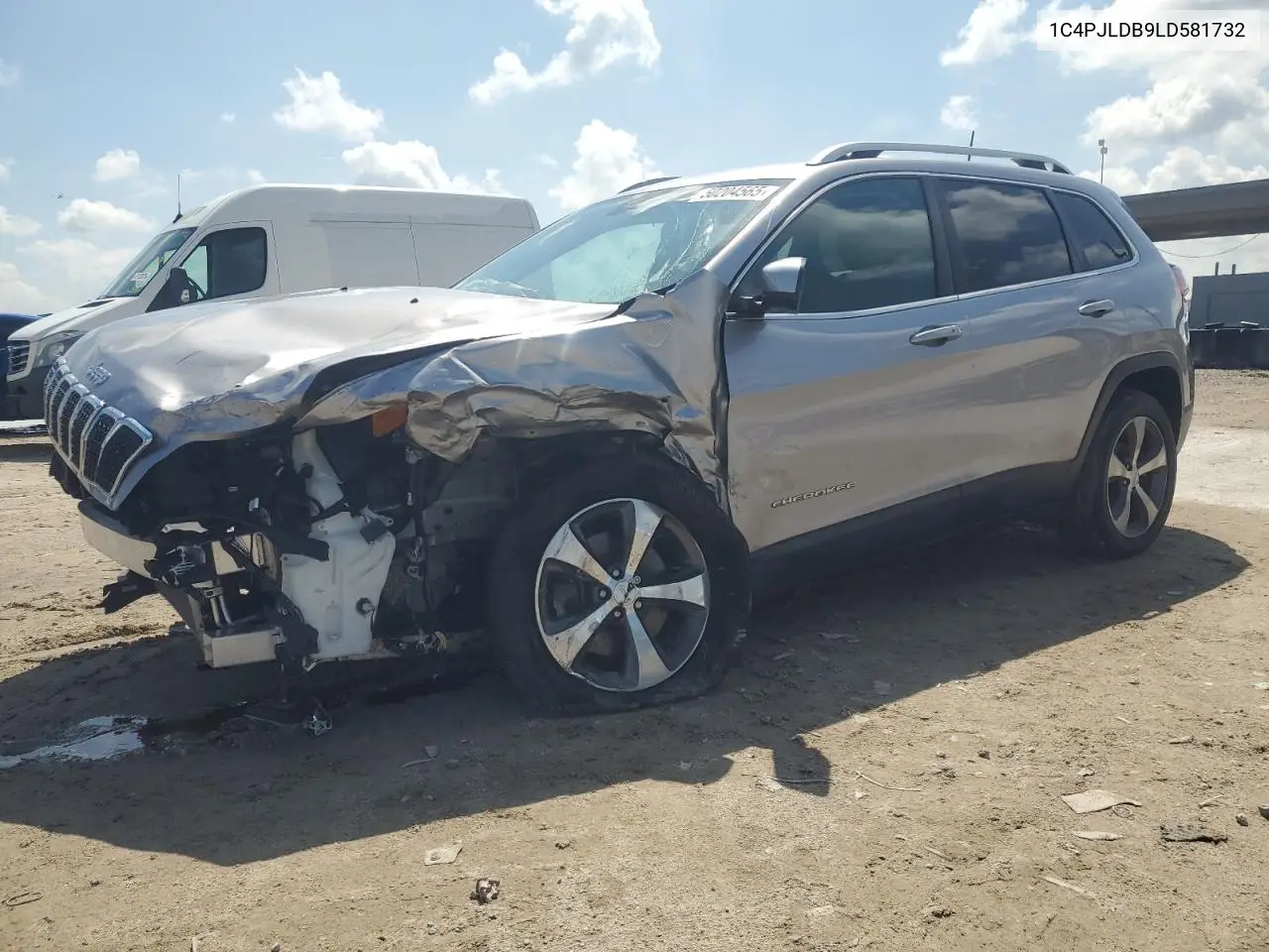 2020 Jeep Cherokee Limited VIN: 1C4PJLDB9LD581732 Lot: 50204565