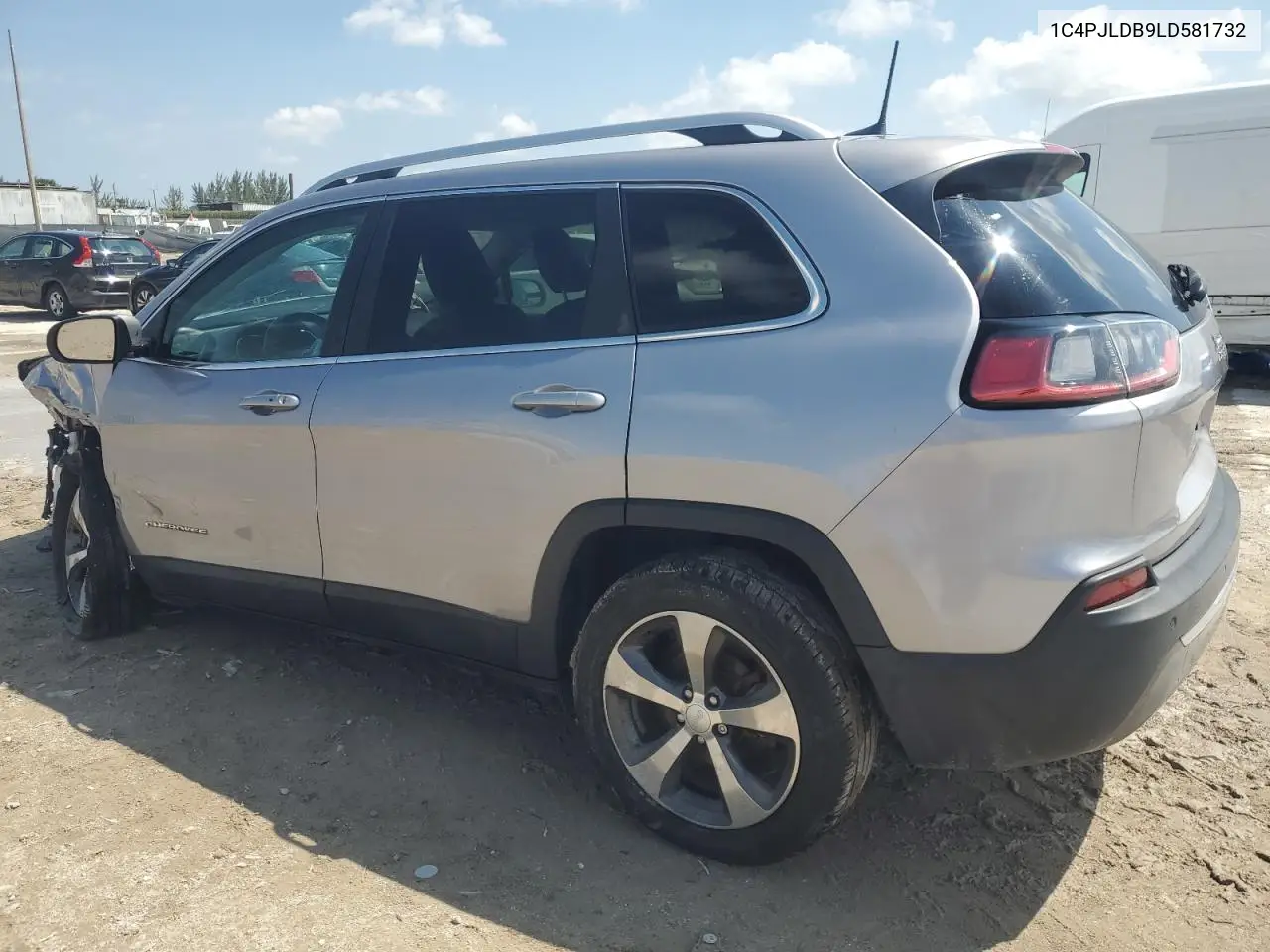 2020 Jeep Cherokee Limited VIN: 1C4PJLDB9LD581732 Lot: 50204565