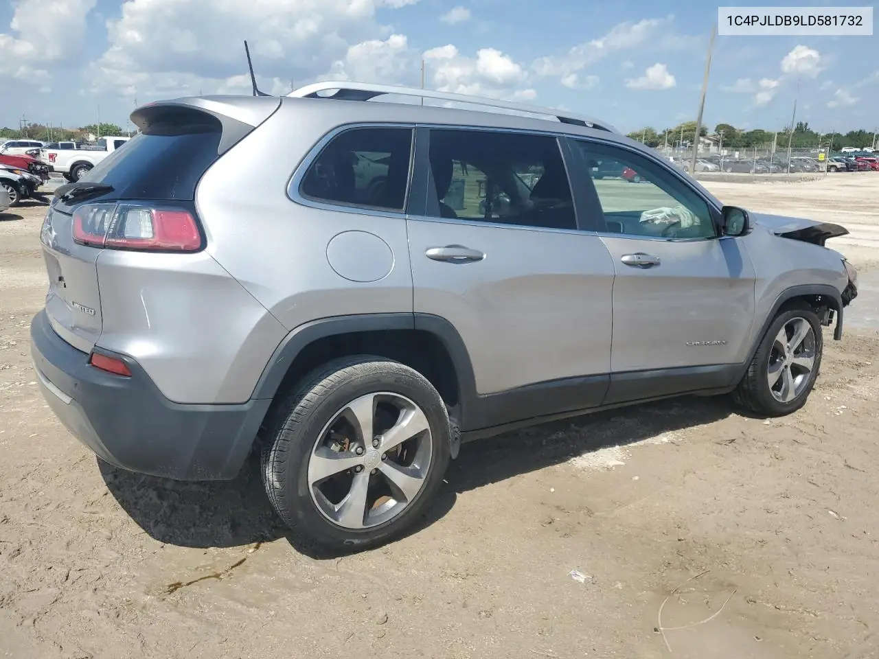 2020 Jeep Cherokee Limited VIN: 1C4PJLDB9LD581732 Lot: 50204565