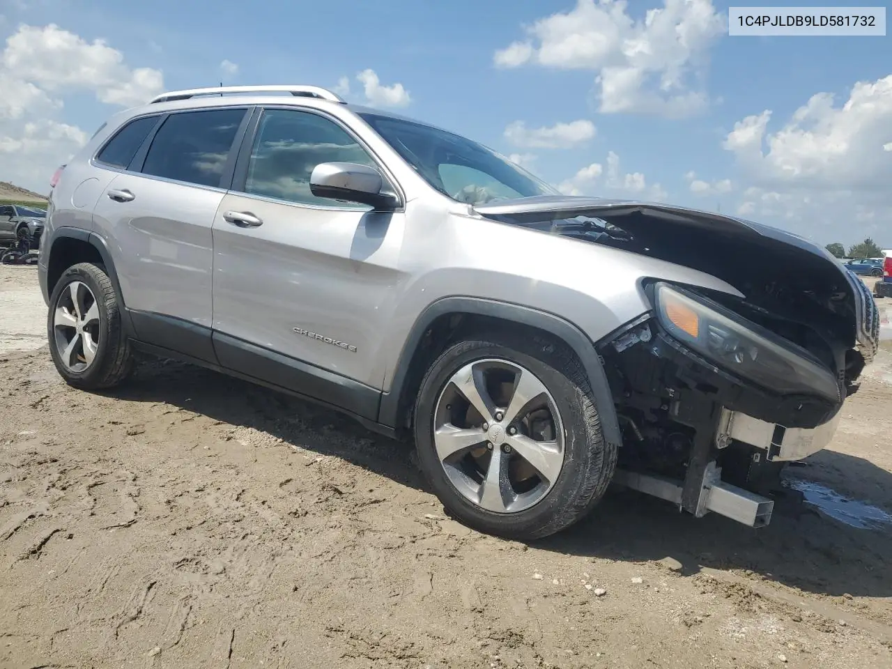 2020 Jeep Cherokee Limited VIN: 1C4PJLDB9LD581732 Lot: 50204565