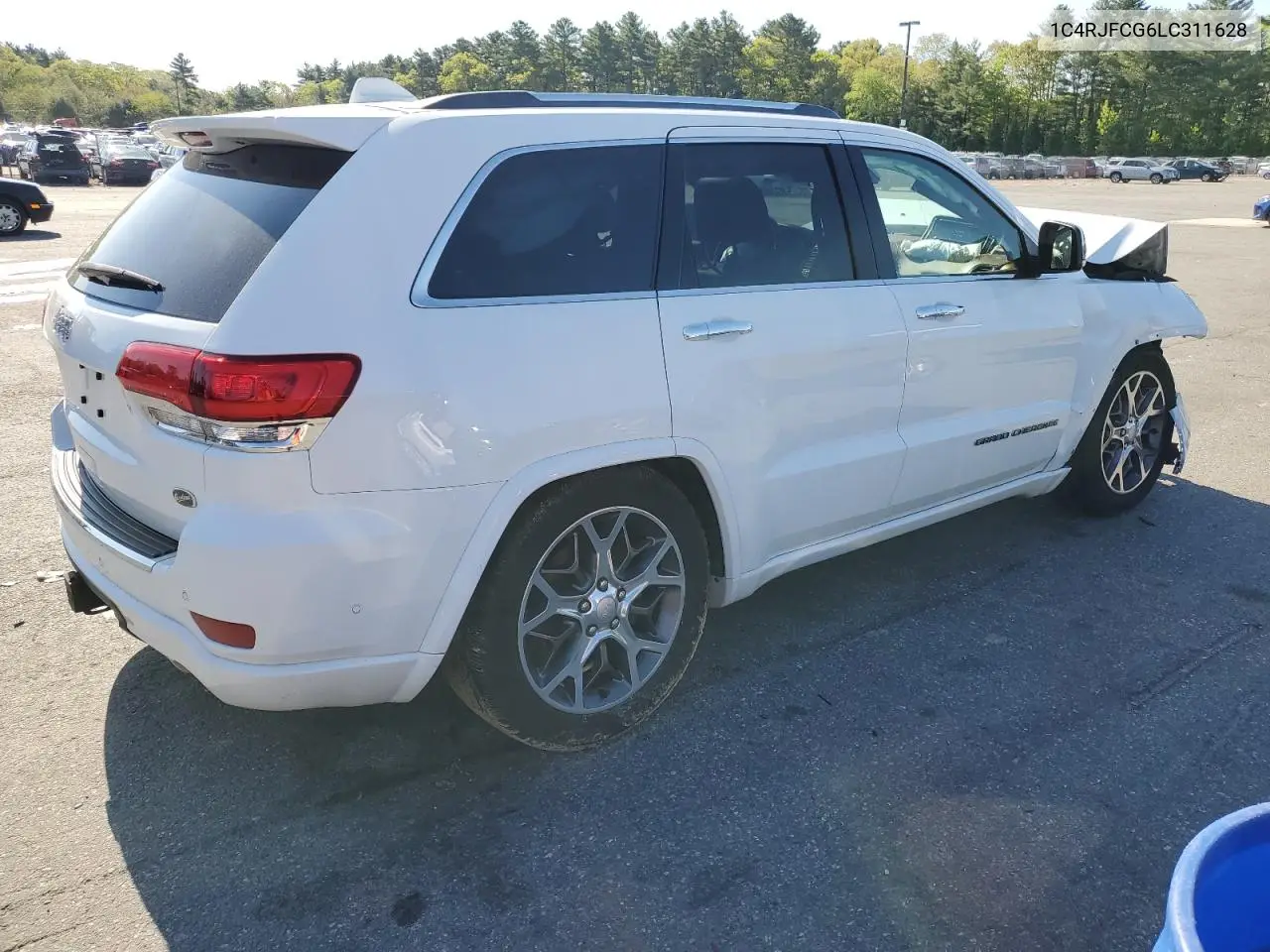 2020 Jeep Grand Cherokee Overland VIN: 1C4RJFCG6LC311628 Lot: 56510305