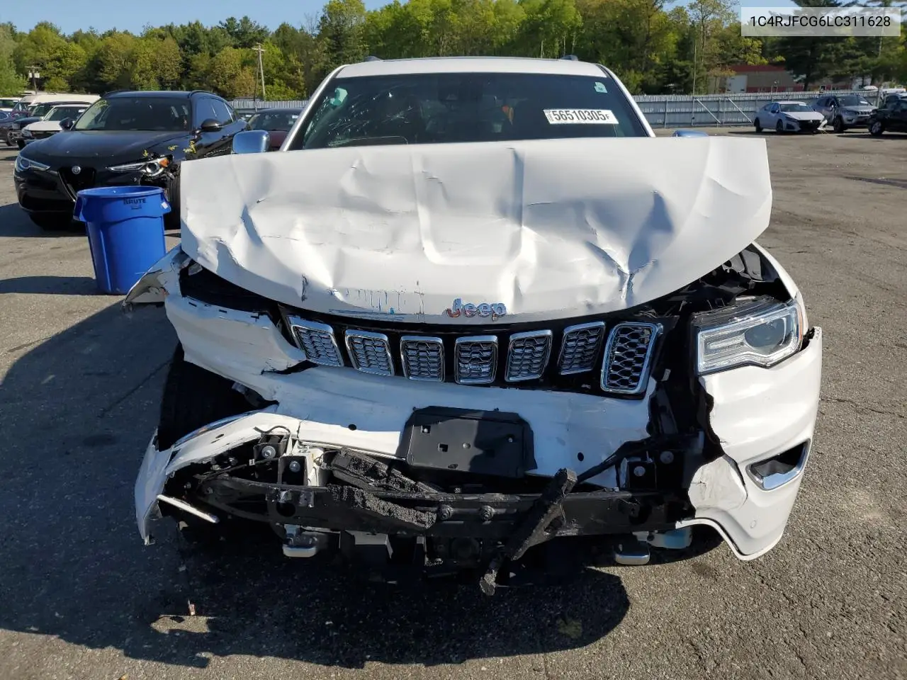 2020 Jeep Grand Cherokee Overland VIN: 1C4RJFCG6LC311628 Lot: 56510305