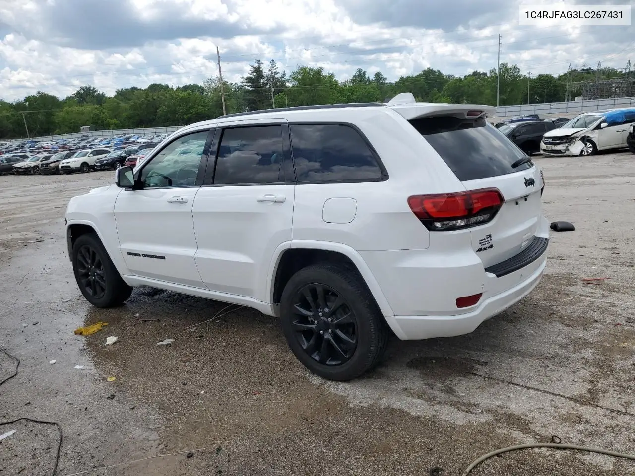 2020 Jeep Grand Cherokee Laredo VIN: 1C4RJFAG3LC267431 Lot: 56643485