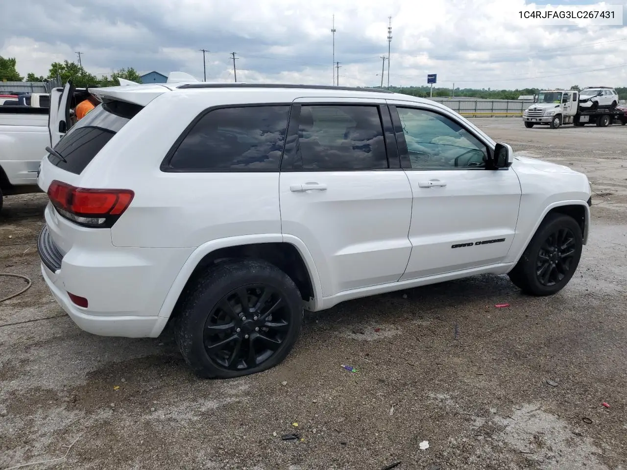 2020 Jeep Grand Cherokee Laredo VIN: 1C4RJFAG3LC267431 Lot: 56643485