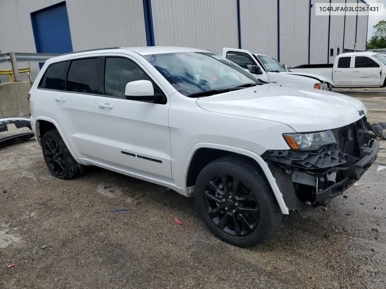 2020 Jeep Grand Cherokee Laredo VIN: 1C4RJFAG3LC267431 Lot: 56643485