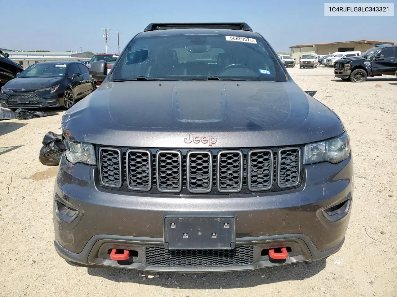 2020 Jeep Grand Cherokee Trailhawk VIN: 1C4RJFLG8LC343321 Lot: 56659575