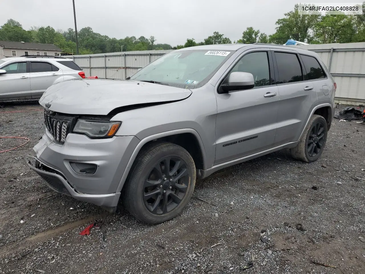 2020 Jeep Grand Cherokee Laredo VIN: 1C4RJFAG2LC408828 Lot: 56826115