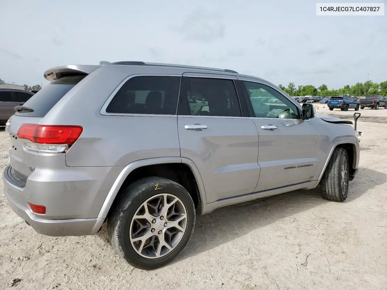 2020 Jeep Grand Cherokee Overland VIN: 1C4RJECG7LC407827 Lot: 56862015