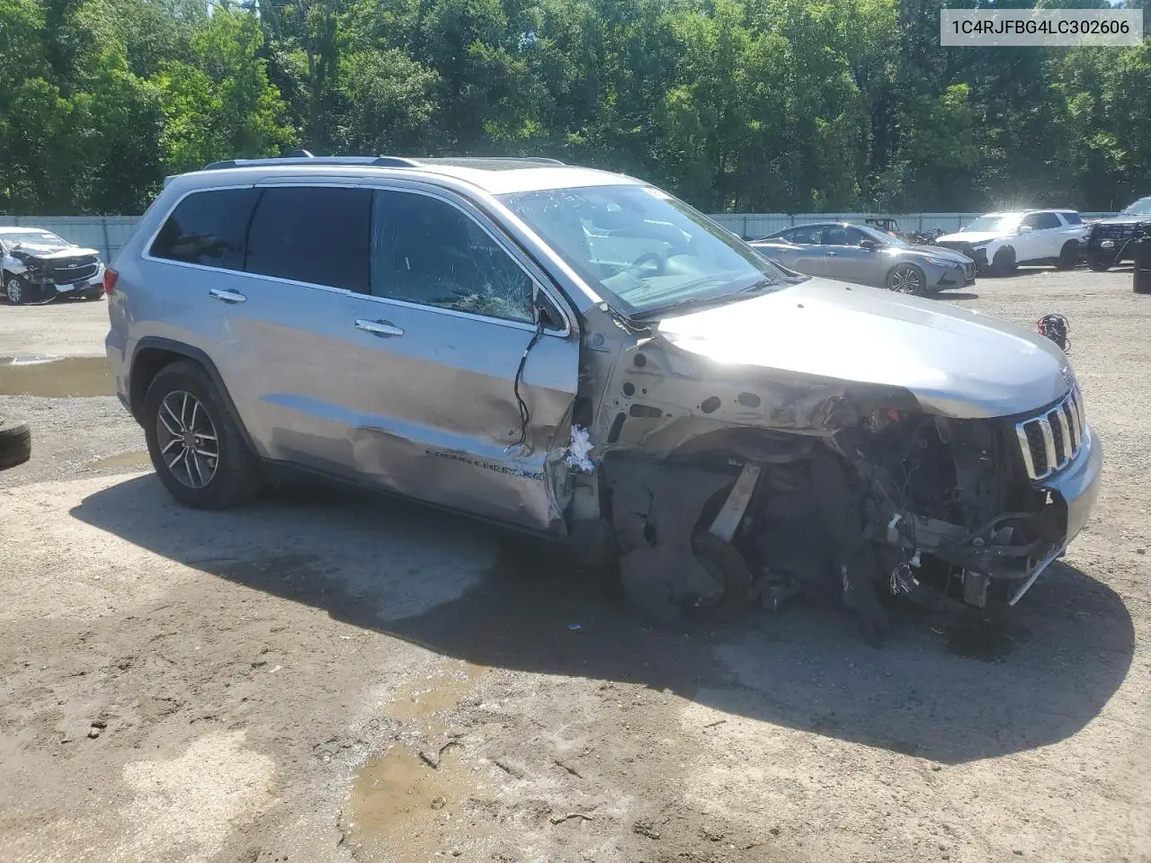 2020 Jeep Grand Cherokee Limited VIN: 1C4RJFBG4LC302606 Lot: 56907015