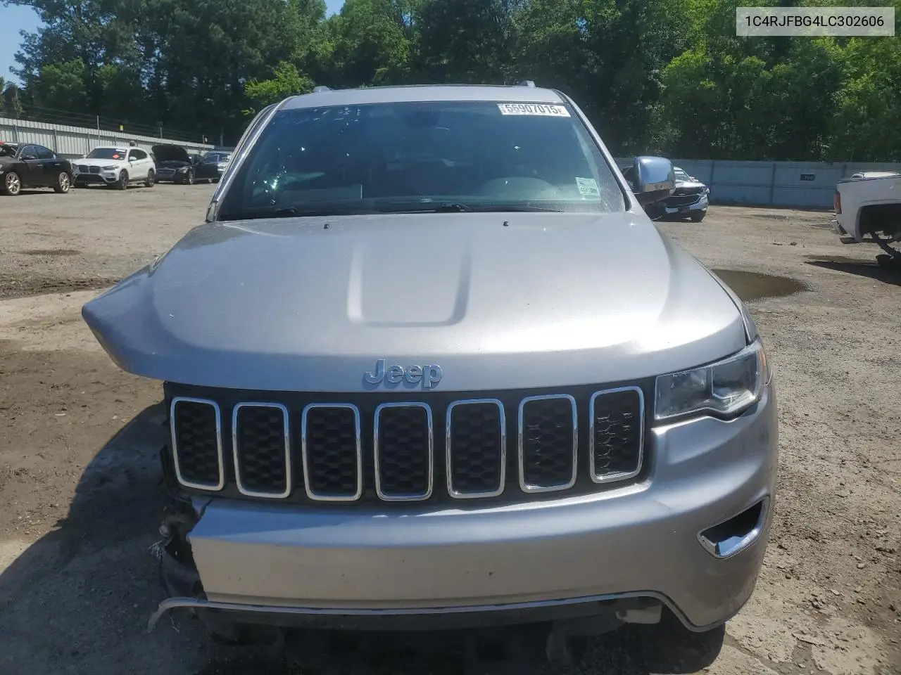 2020 Jeep Grand Cherokee Limited VIN: 1C4RJFBG4LC302606 Lot: 56907015