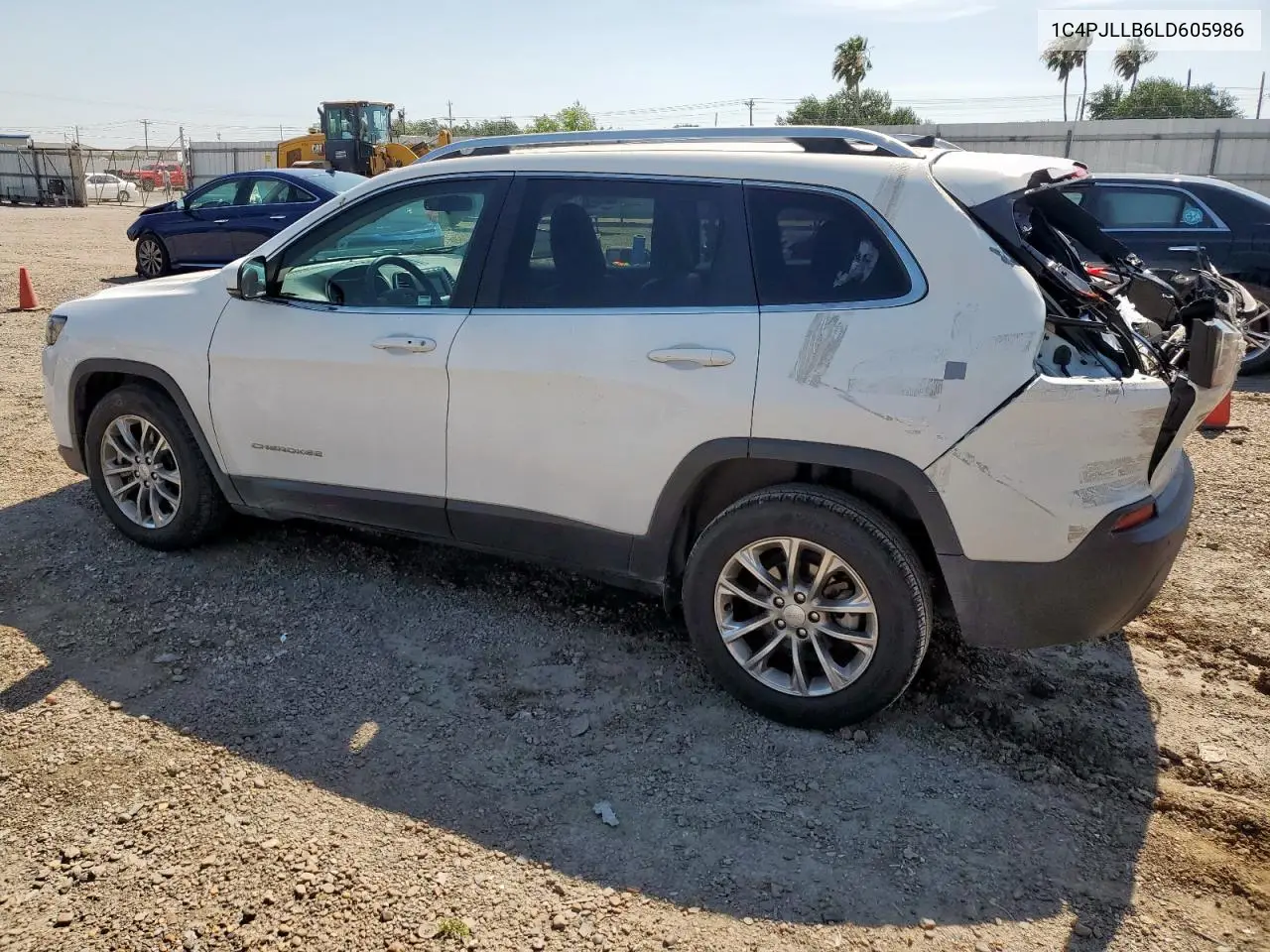 2020 Jeep Cherokee Latitude Plus VIN: 1C4PJLLB6LD605986 Lot: 56908895