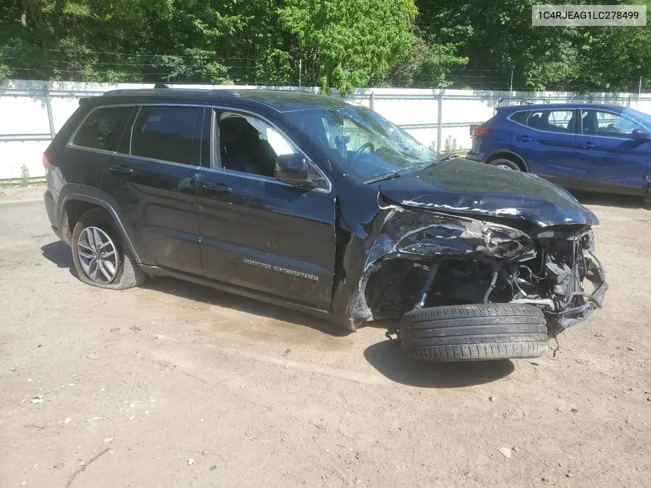 2020 Jeep Grand Cherokee Laredo VIN: 1C4RJEAG1LC278499 Lot: 57906995