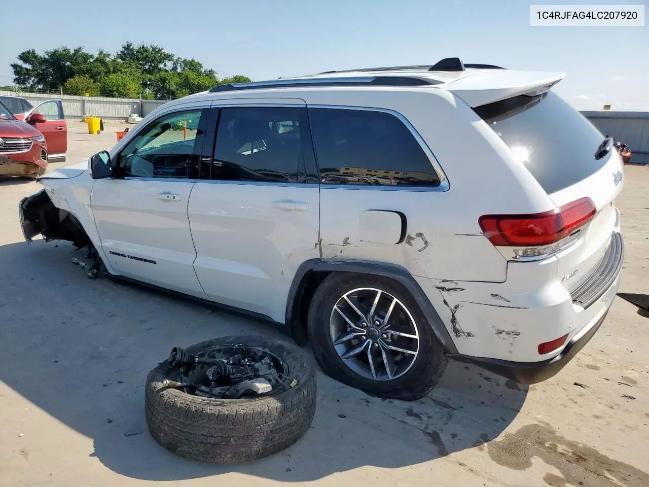 2020 Jeep Grand Cherokee Laredo VIN: 1C4RJFAG4LC207920 Lot: 58726915