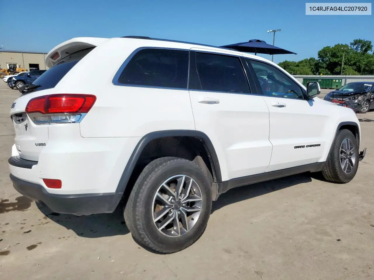 2020 Jeep Grand Cherokee Laredo VIN: 1C4RJFAG4LC207920 Lot: 58726915