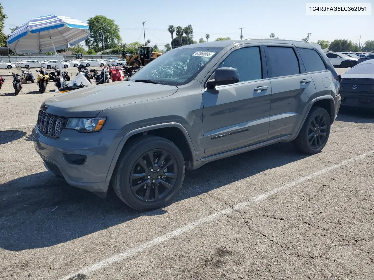 2020 Jeep Grand Cherokee Laredo VIN: 1C4RJFAG8LC362051 Lot: 60264555