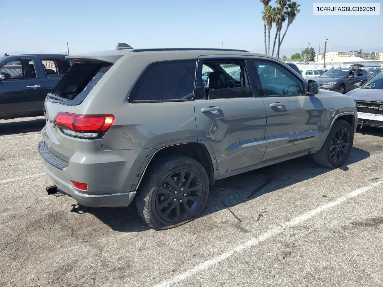 2020 Jeep Grand Cherokee Laredo VIN: 1C4RJFAG8LC362051 Lot: 60264555