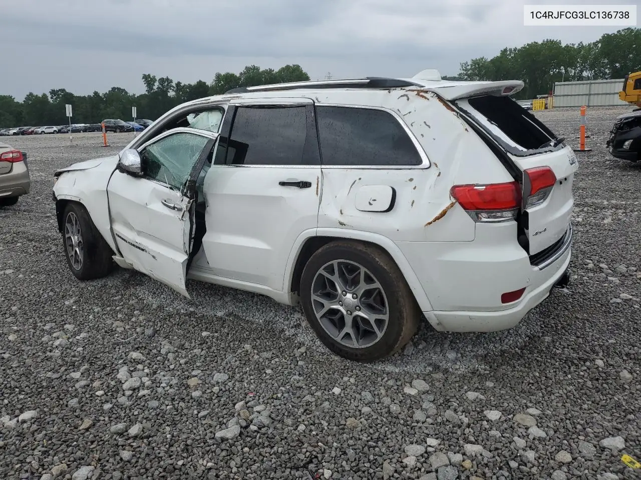 2020 Jeep Grand Cherokee Overland VIN: 1C4RJFCG3LC136738 Lot: 60545765
