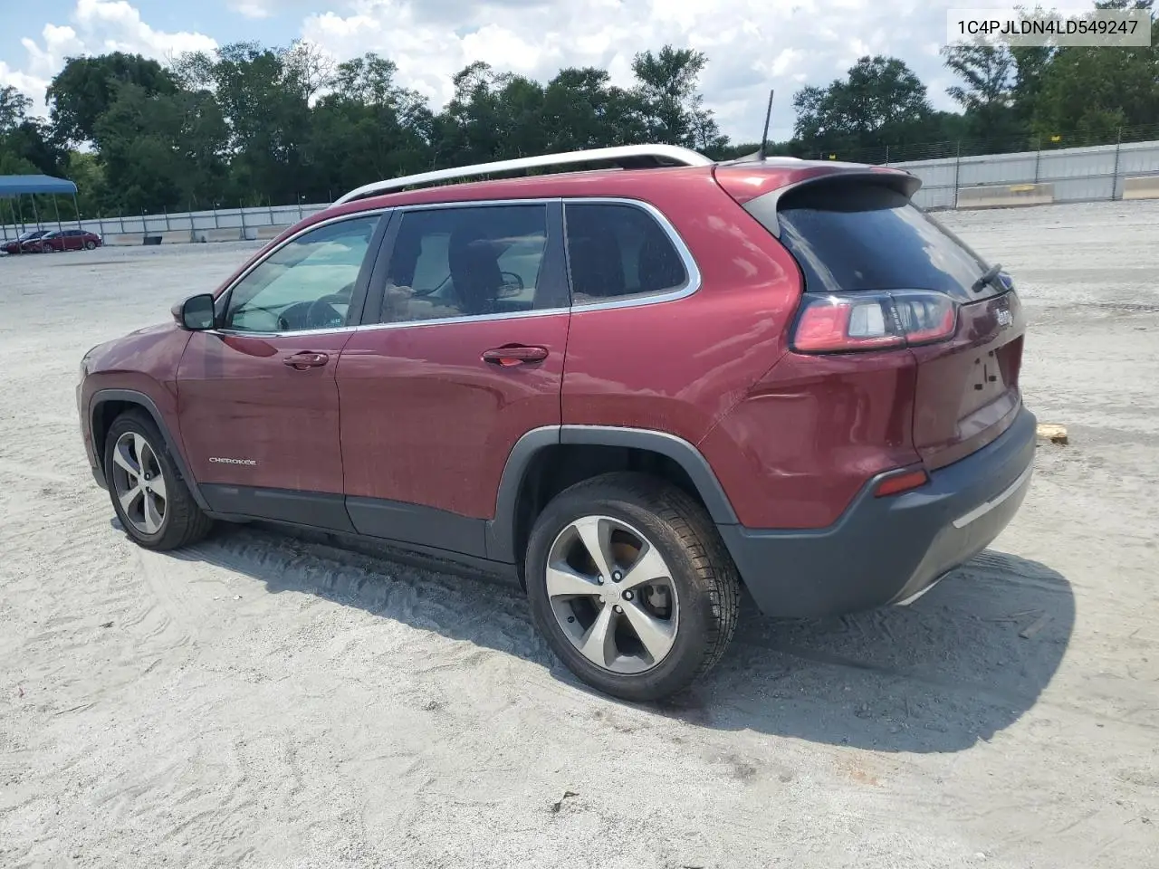 2020 Jeep Cherokee Limited VIN: 1C4PJLDN4LD549247 Lot: 62456415