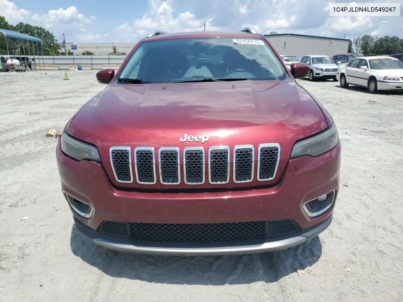 2020 Jeep Cherokee Limited VIN: 1C4PJLDN4LD549247 Lot: 62456415