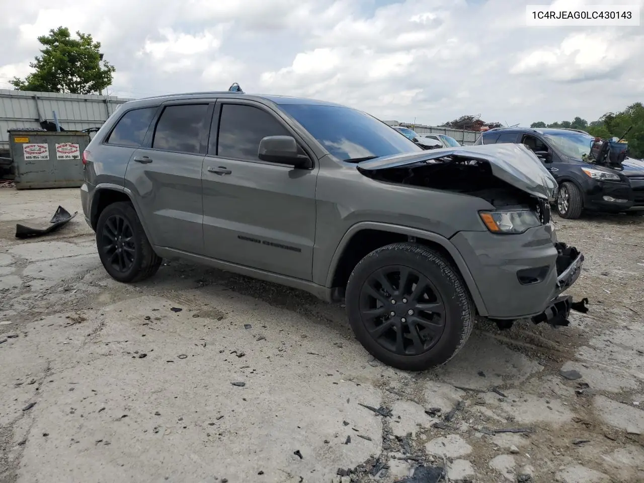2020 Jeep Grand Cherokee Laredo VIN: 1C4RJEAG0LC430143 Lot: 62645945