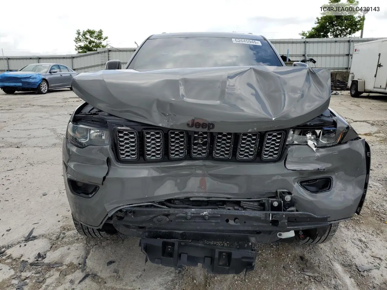 2020 Jeep Grand Cherokee Laredo VIN: 1C4RJEAG0LC430143 Lot: 62645945