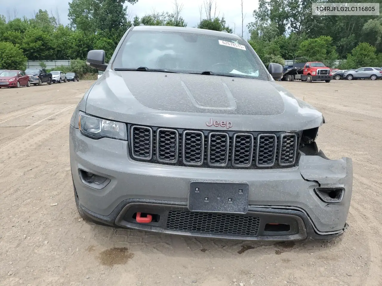 2020 Jeep Grand Cherokee Trailhawk VIN: 1C4RJFLG2LC116805 Lot: 62678515