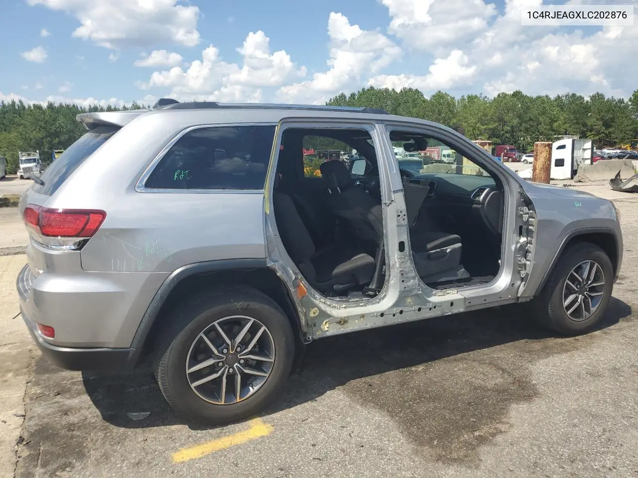 1c4rjeagxlc202876 1C4RJEAGXLC202876 2020 Jeep Grand Cherokee Laredo