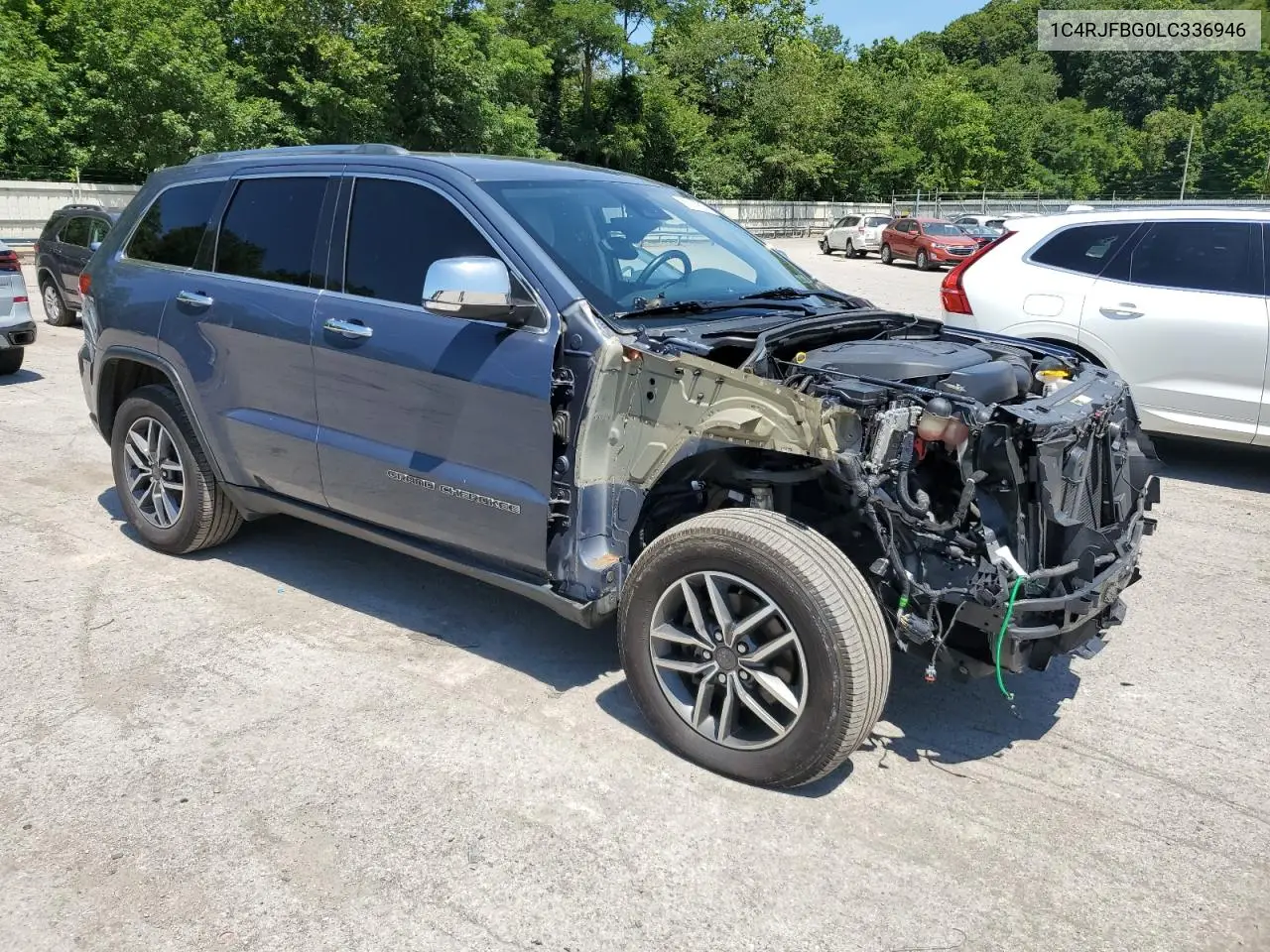 2020 Jeep Grand Cherokee Limited VIN: 1C4RJFBG0LC336946 Lot: 65311905