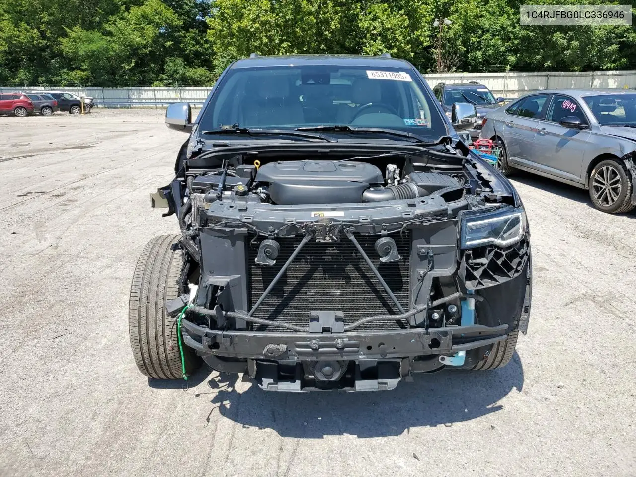 2020 Jeep Grand Cherokee Limited VIN: 1C4RJFBG0LC336946 Lot: 65311905